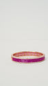 SILVER RUBY BRACELET